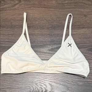 Women's white bikini top